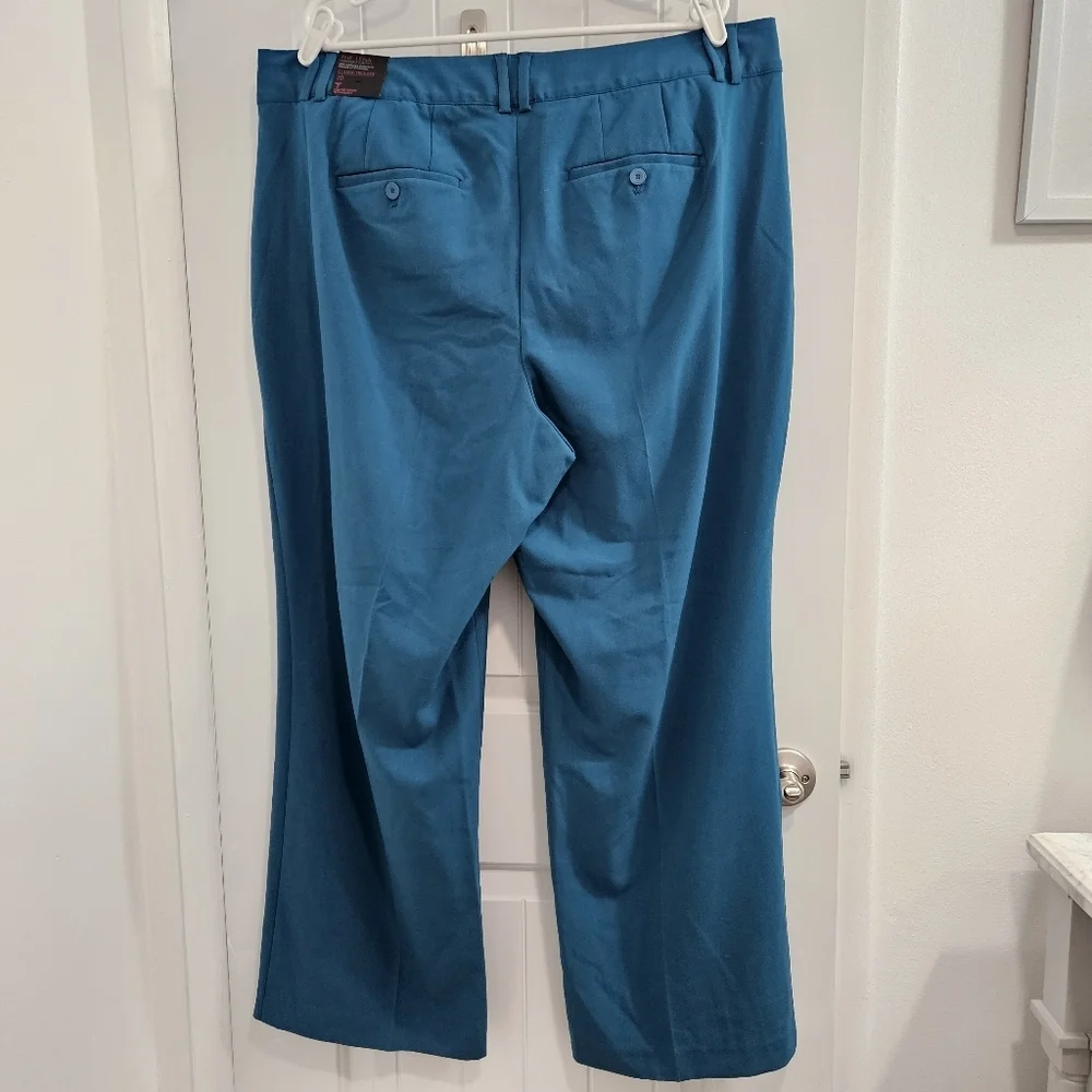 Lane Bryant-Teal-Lena-Classic Trouser-Plus Size 20 NWT - Picture 2 of 8